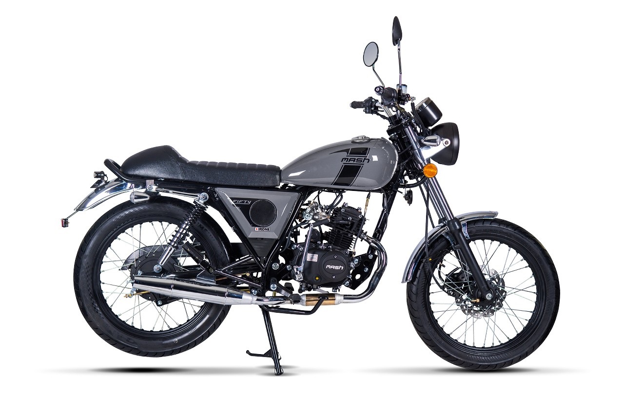 Mash Fifty 50 | Brommer | Nardo Grey | 4T | 45km | Nu Op Voorraad