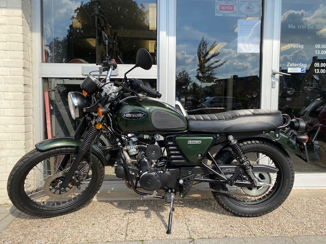 Hanway Caferacer RAW 50 | 4Takt | Groen | Euro5 | OP VOORRAAD!