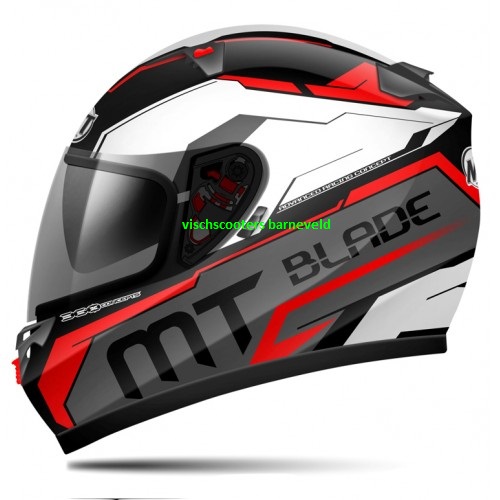 Helm MT Blade Super R Kleur: Rood Maat:XS