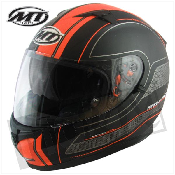 MT Helm Blade Raceline Oranje/Zwart