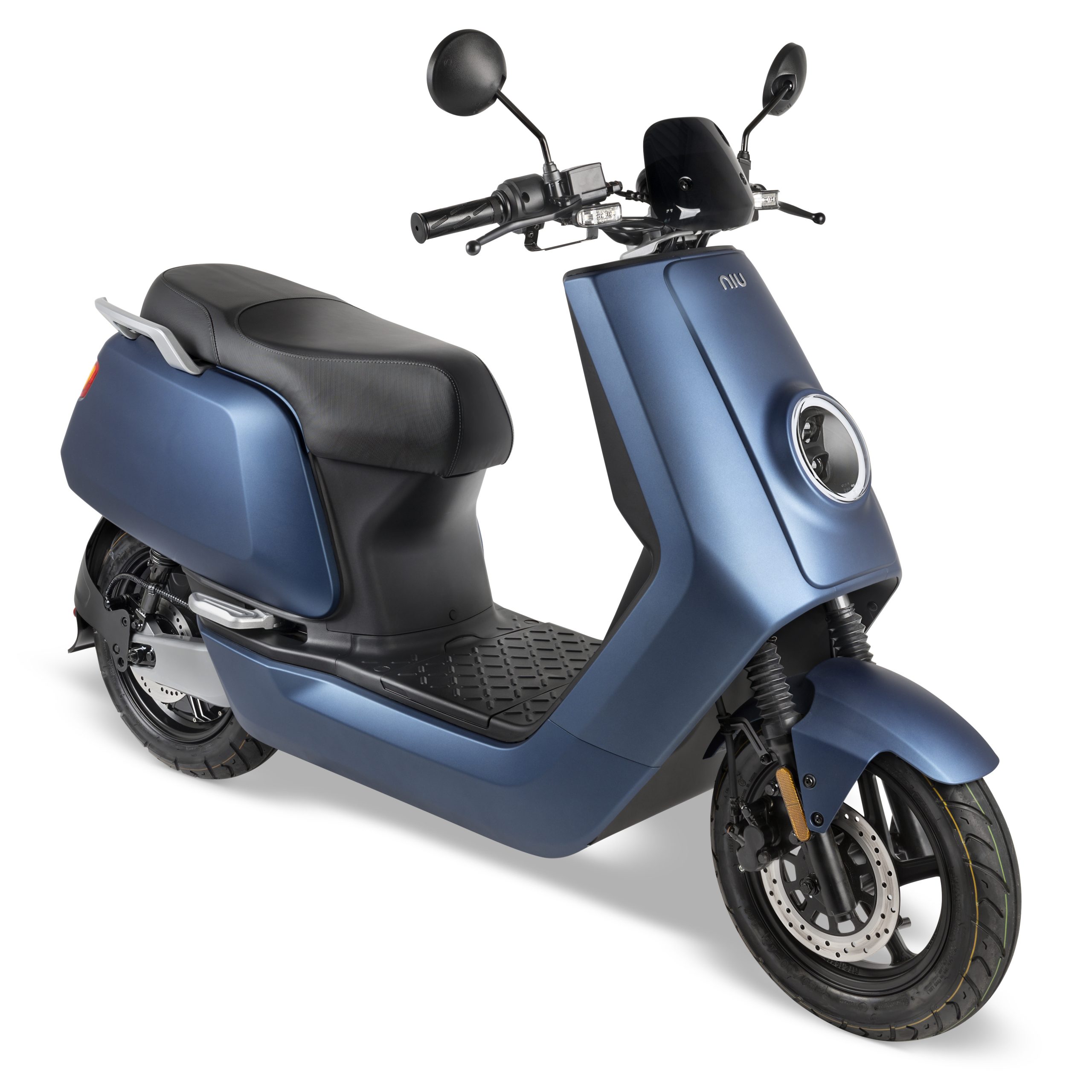 NIU NQi Sport | Mat Blauw | Elektrische Scooter | 60V-35AH | Incl. 4 Seizoensbanden