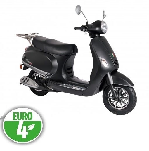 GTS Toscana Dynamic E4 4T Kleur: Mat Carbon Black