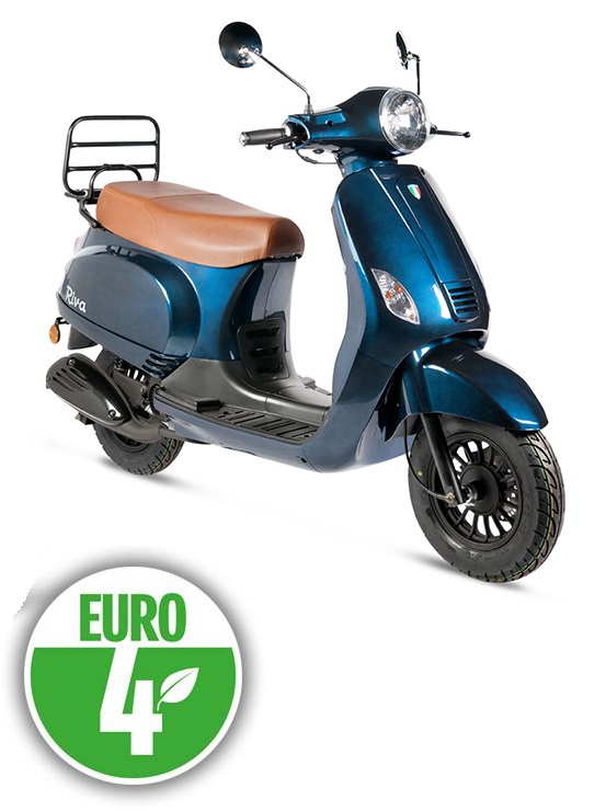 BTC Riva 4takt Kleur: Donker Blauw (Agm VX / Turbho RL) Euro 4